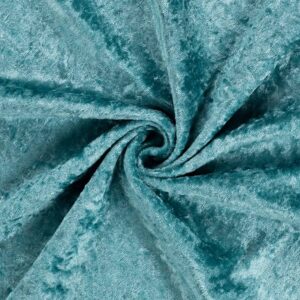 Panne de velours bleu aqua
