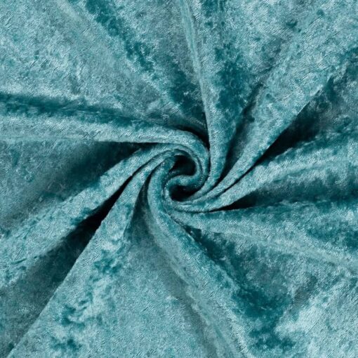 Panne de velours bleu aqua