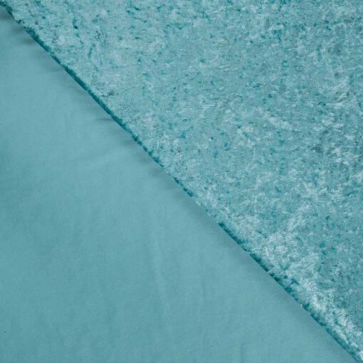 Panne de velours bleu aqua – Image 4