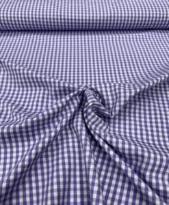 Coton vichy parme 0.5mm