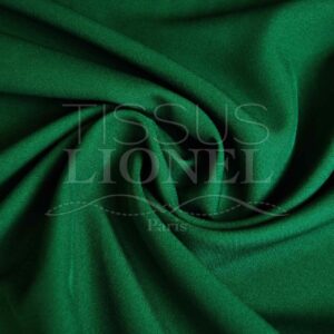 polyester toille uni vert sapin