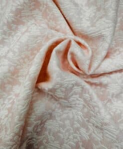 Jacquard Rose pâle