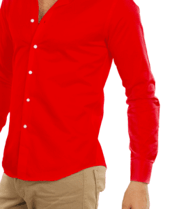 Alternative view of Coton uni rouge