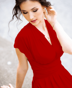 Alternative view of LYCRA MAT ROUGE VIF