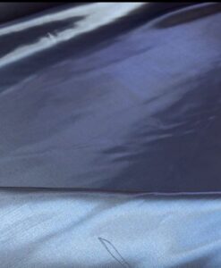 Alternative view of Satin duchesse liquide bleu marine