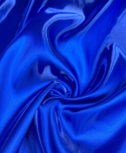Satin duchesse liquide bleu royal