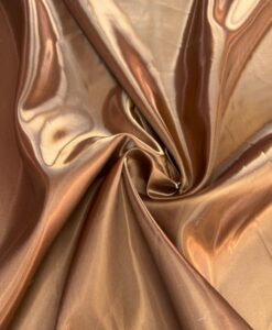 Satin duchesse liquide marron glacé