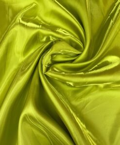 Satin duchesse liquide vert anis