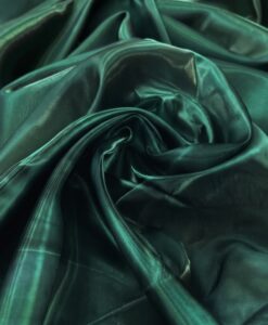 Satin duchesse liquide vert bouteille