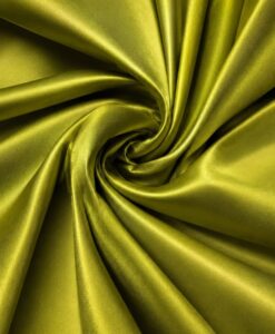 Satin duchesse liquide vert olive