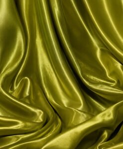 Alternative view of Satin duchesse liquide vert olive
