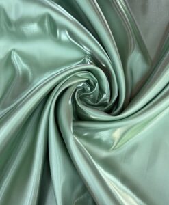 Satin duchesse liquide vert sauge