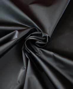 Satin duchesse noir acétate