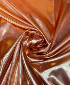 Satin lamé Orange et or
