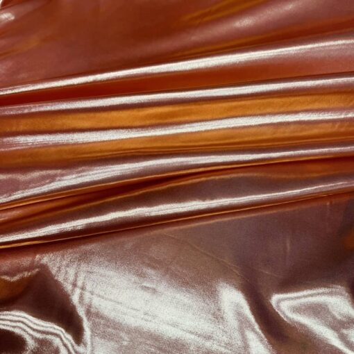 Satin lamé Orange et or – Image 2