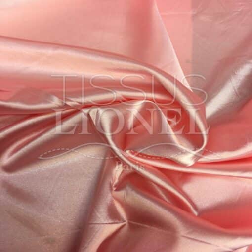 Satin lycra rose saumon