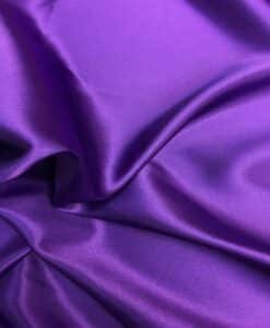 Satin élasthanne violet