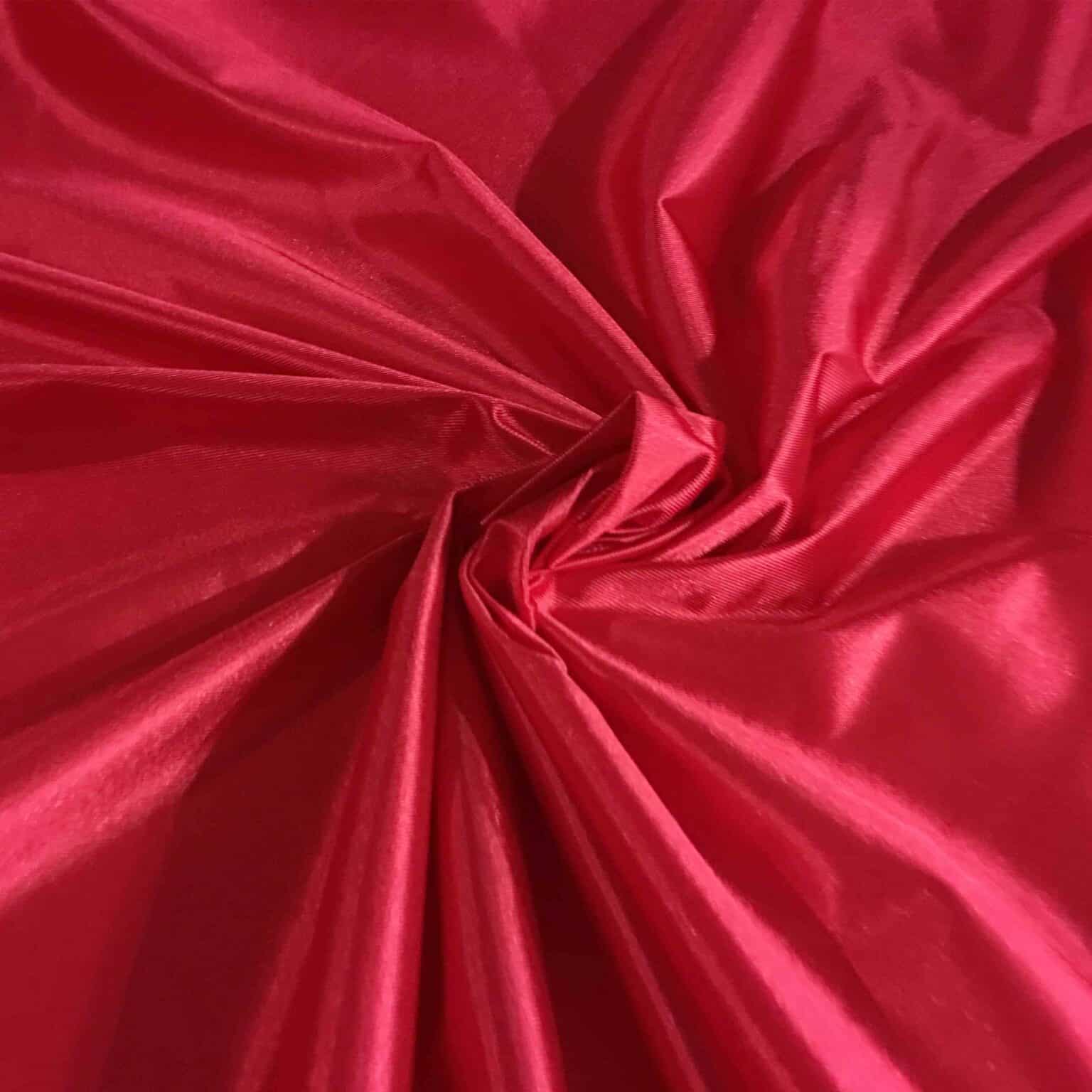 Satin maille charmeuse rouge