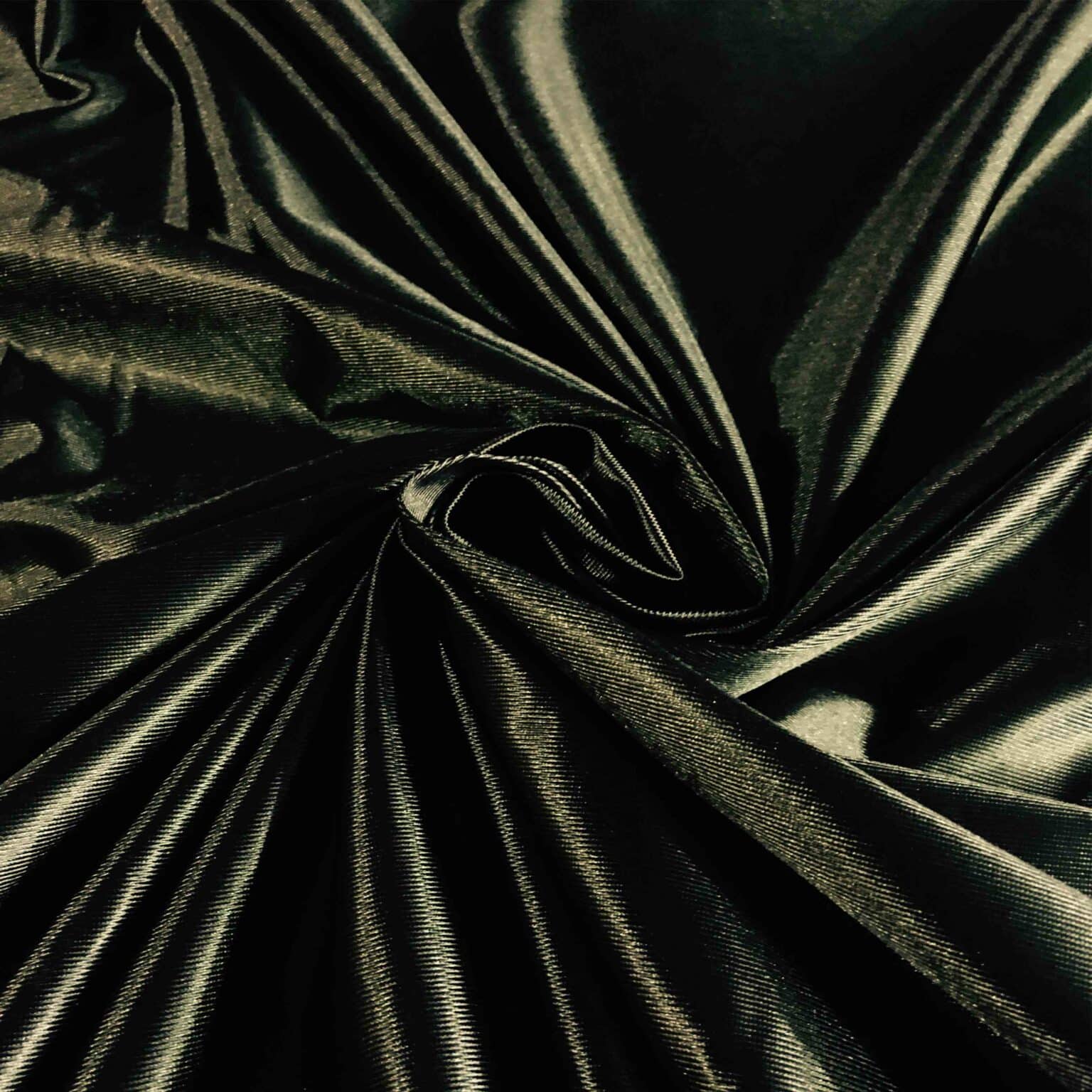 Satin maille charmeuse vert bouteille