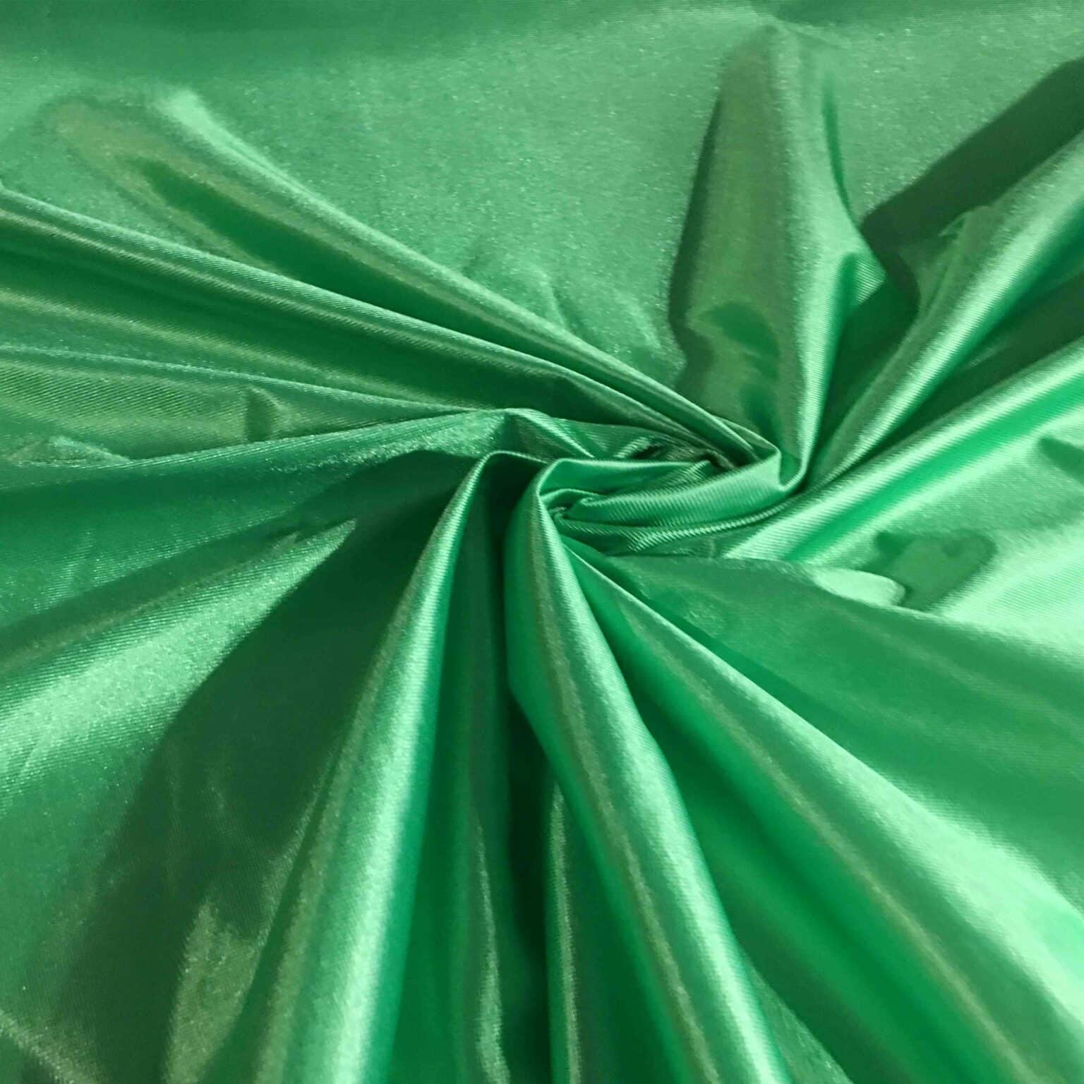 Satin maille charmeuse vert brazile