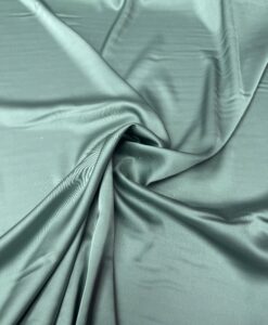 Satin touché de soie vert sauge