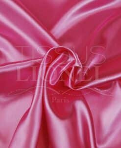 satin uni fushia clair