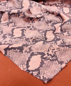 Alternative view of Suédine imprimé serpent bois de rose