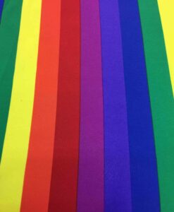 Tissu Burlington arc en ciel