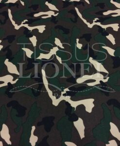 Tissu Burlington militaire