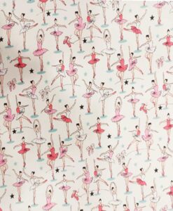 Tissu coton ballerine