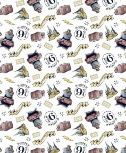 Tissu coton bio Harry Potter