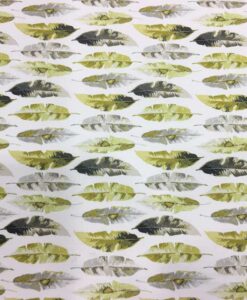 Tissu coton feuille de bananier