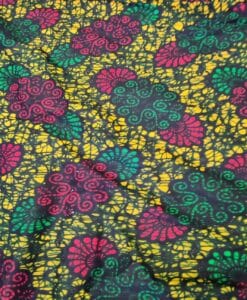 Tissu coton florale