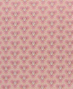 Tissu coton fradji rose