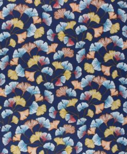 Tissu coton imprimé aphrodite marine