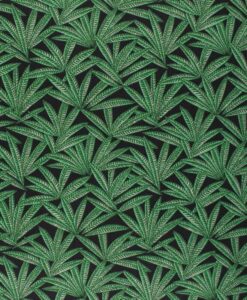 Tissu coton imprimé janaina vert