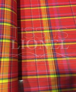 Tissu coton madras 069