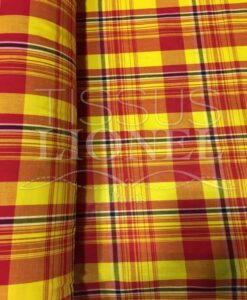 Tissu coton madras 075