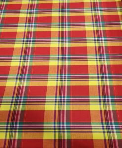 Tissu coton madras 082