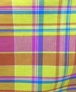 Tissu coton madras 090