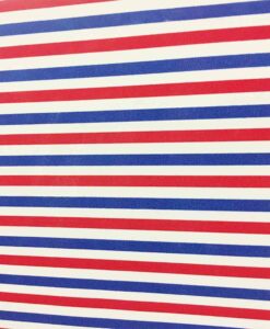 Tissu coton polyester bleu blanc rouge