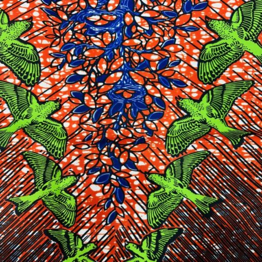 Tissu coton wax imprimé
