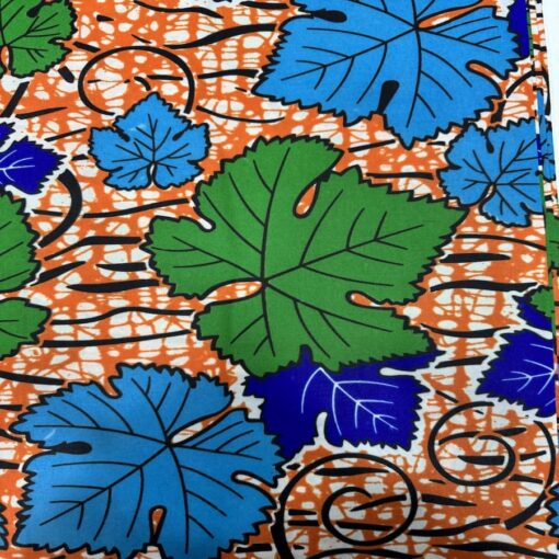 Tissu coton wax imprimé