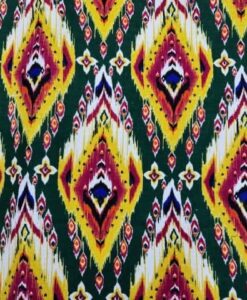 Tissu coton wax imprimé Ikat sauvage