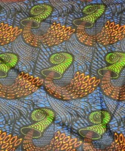 Tissu coton wax saxo