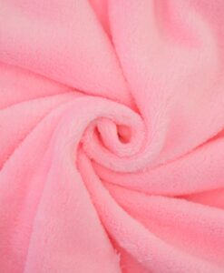 Tissu doudou blush
