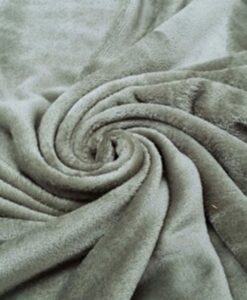 Tissu doudou kaki