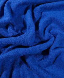 Tissu éponge bleu royal