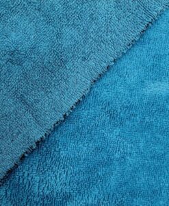 Tissu éponge bambou hydrophile turquoise