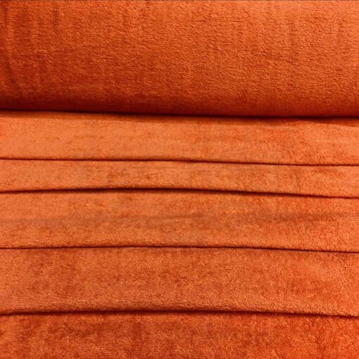 Tissu éponge orange